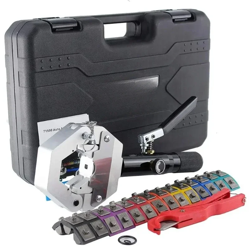 Manual Hydraulic Hose Crimping Tool Auto A/C Hose Hydra-Crimper Repair Air Condition Hose 71500
