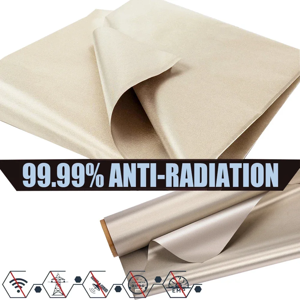 

Faraday Fabric RFID Shielding Block WiFi/RF Anti-Radiation Conductive Magnetic Copper/Nickel EMF Cloth Anti Signal Interfer