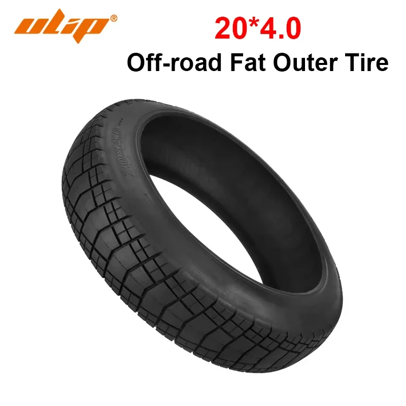 

Ulip 20x4.0 Off-road Fat Outer Tire 20 Inch 20*4.0 Tyres Anti-Slip For E-Bike SnowBike Beach Electric Bike 20x4.0 Tyre Replace