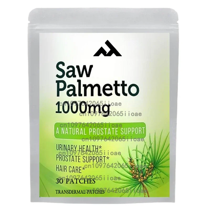 

30 Patches Saw Palmettotransdermal Patches Stinging Nettle Pumpkin Seed Extract Urinary Prostate Support