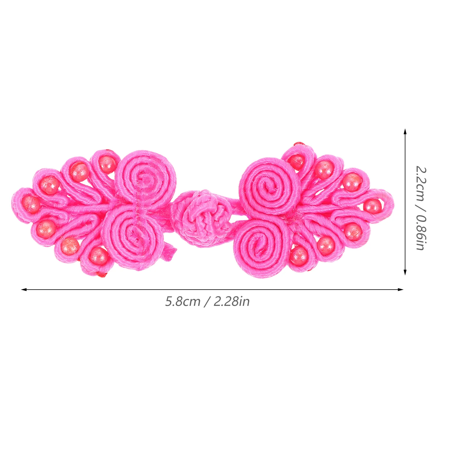 10 Pcs Buckle Buttons Chinese Knots Handmade Sewing Fasteners DIY Frog Cheongsam Polypropylene Material Bride