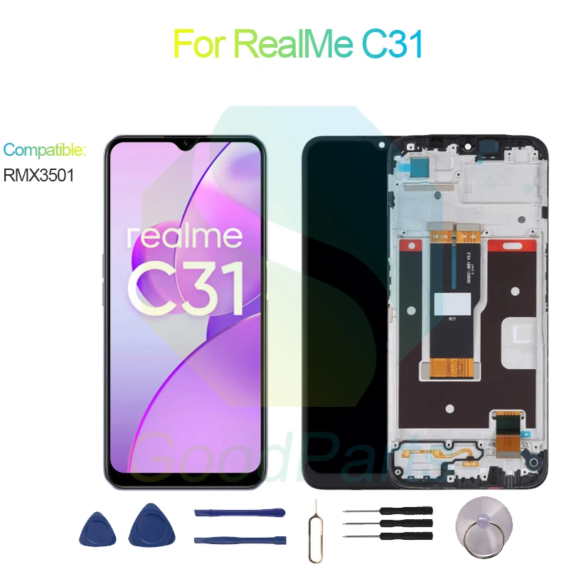 

For RealMe C31 Screen Display Replacement 1600*720 RMX3501 C31 LCD Touch Digitizer