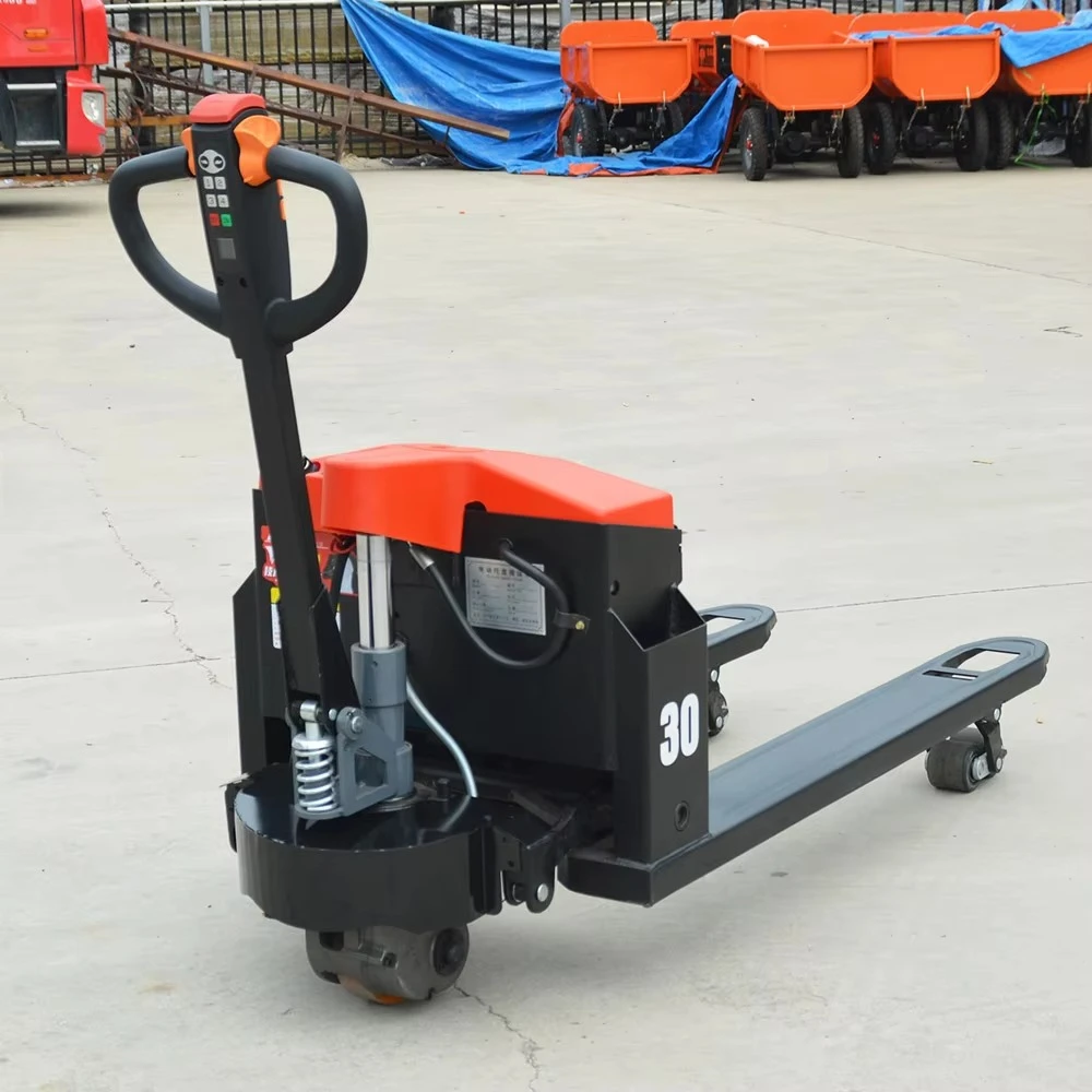 1.5ton 2ton 3ton Electric Pallet Truck Portable Electric Pallet Jack Lithium Battery Pallet Jack Hydraulic Lifting