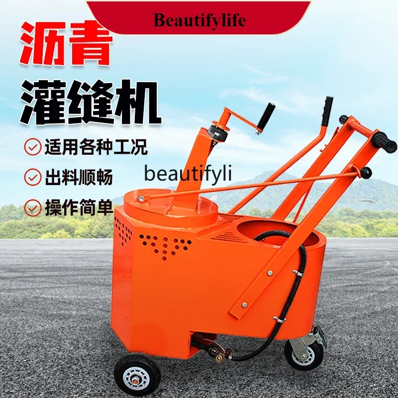 

E132 Маленькая асфальтовая швейная машина для обслуживания трещин, ручная машина для ремонта дорожных трещин