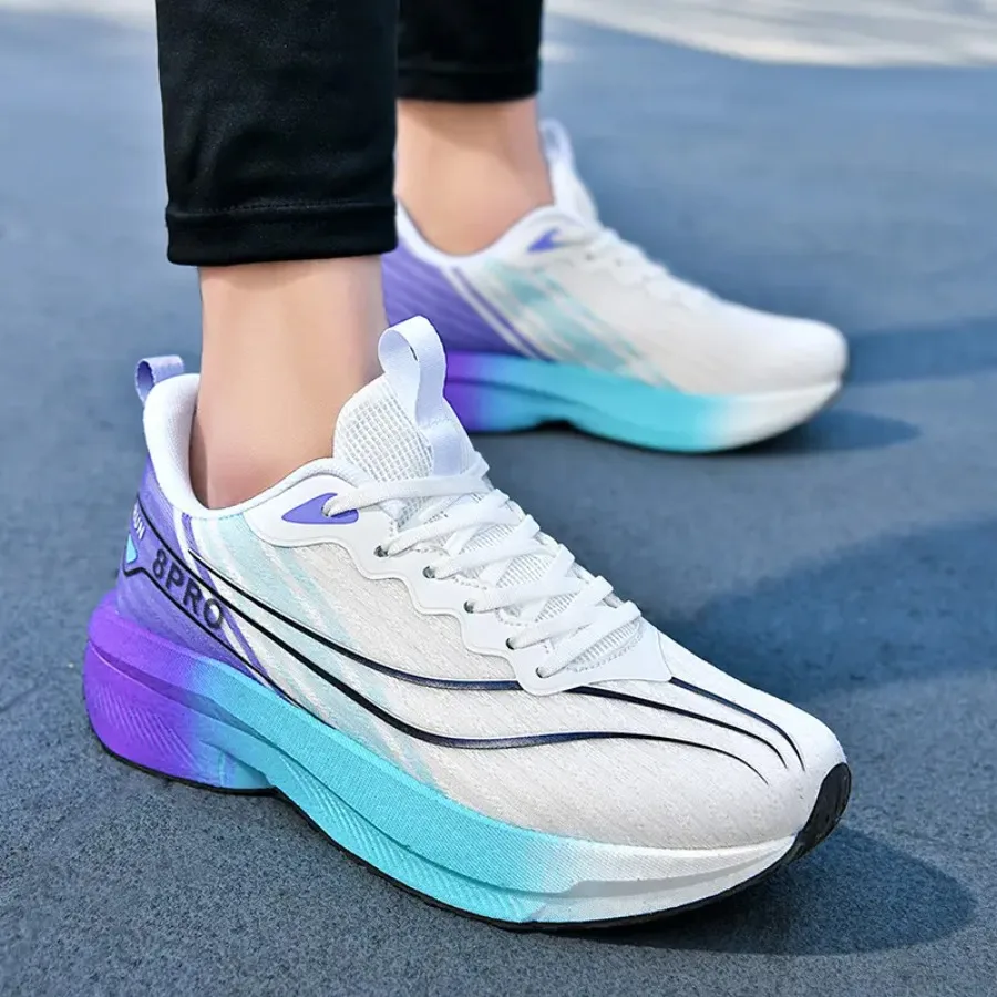 

Men'S Running Shoes 2026 Spring/Summer New Style Mesh Sneakers Men'S And Women'S Same Style Breathable Running Shoes Trendy Stu