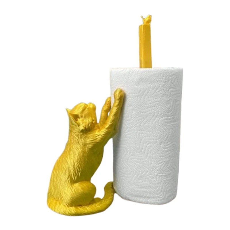 2025 New Cat Paper Towel Holder,Countertop Paper Towel Holder,Cat Paper Organizer,Cat Paper Towel Stand For Kitchen Decoration