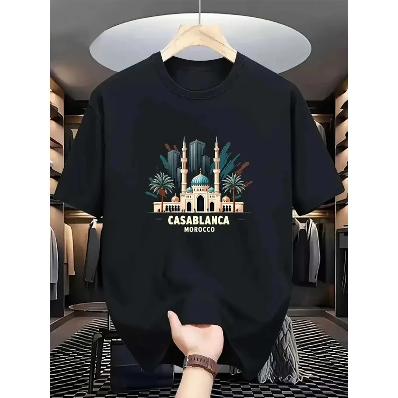 Summer Outdoor Hiking Cotton Top. Breathable sweat absorbing fabric, lightweight fit reduces wearing burden on trails.