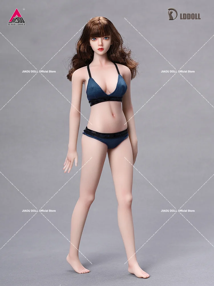 Customized LDDOLL CN28L 1/6 Girl Large Breast Flexible Silicone Seamless Action Figure Body Fit OB Kimi Toys HT Head Sculpts