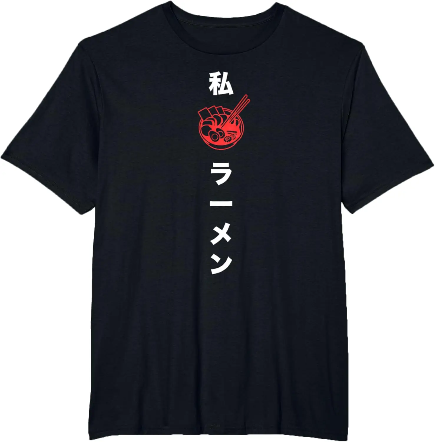 

I Love Ramen En Japonais с графическим принтом, летние роскошные брендовые хлопковые мужские и женские футболки с короткими рукавами, уличная мода
