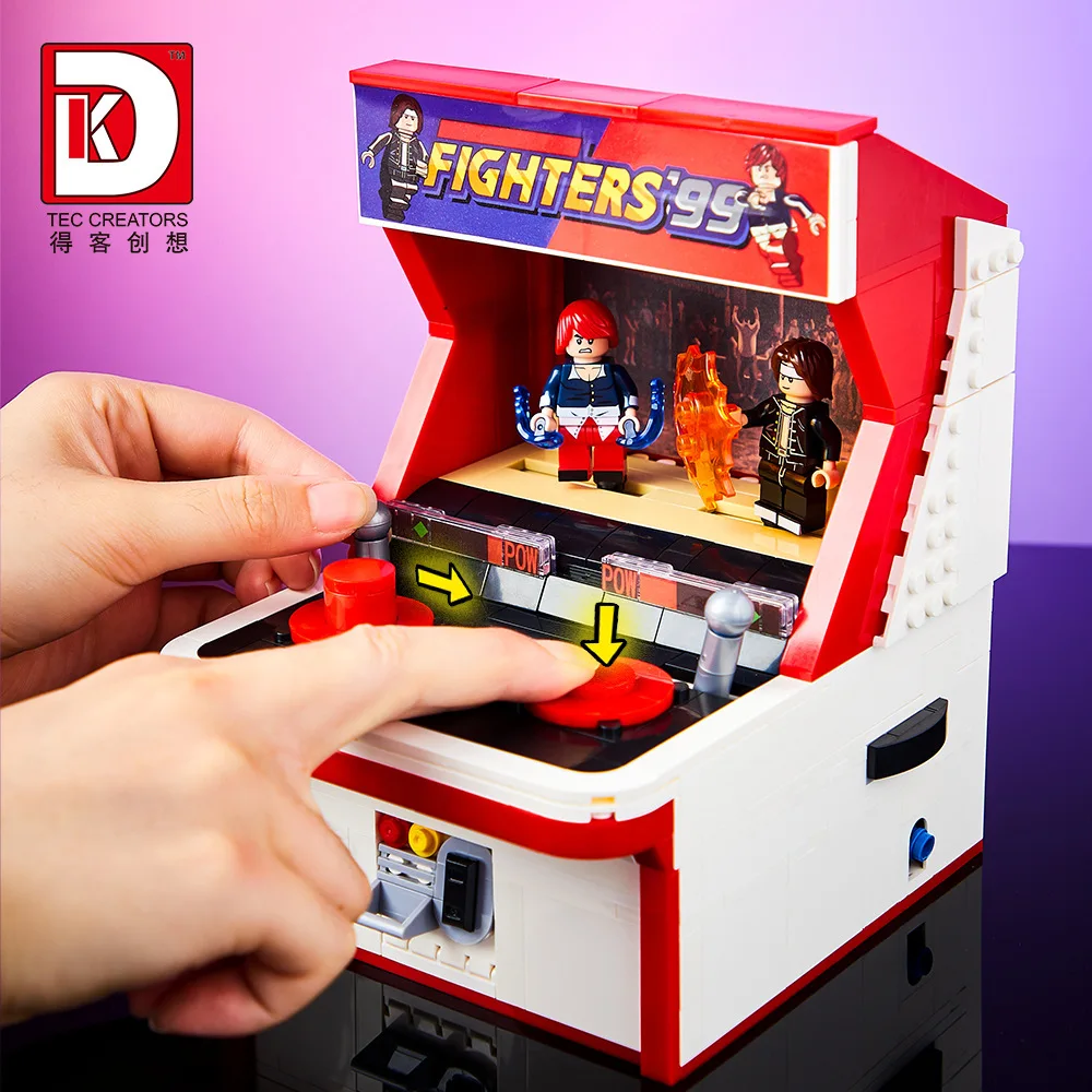 

Deke DK5010 Creative Boxing King Fighting Arcade Building Block Model Small Particle Assembly Interactively Fighting Gift Toys