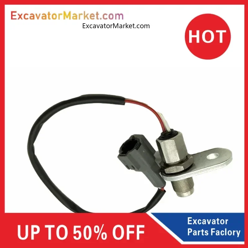 For Hitachi Excavator ZAX450 460 470 480 New Engine Speed Sensor Flywheel Shell Speed Sensor High Quality Accessories 1pcs