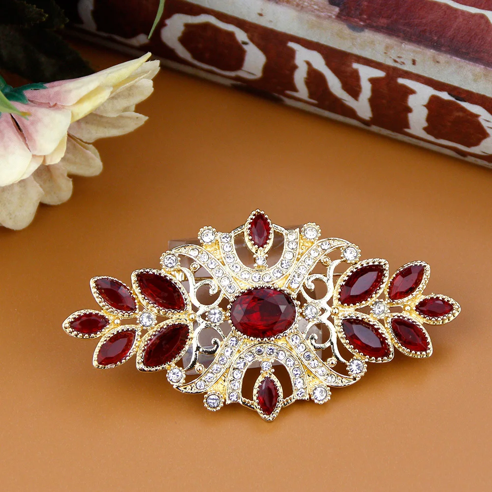 Elegent Algeria Morocco Colorful Brooches For Women Ethinc Wedding Jewelry Bohemia Baroque Scarf Caftan Brooch Pins