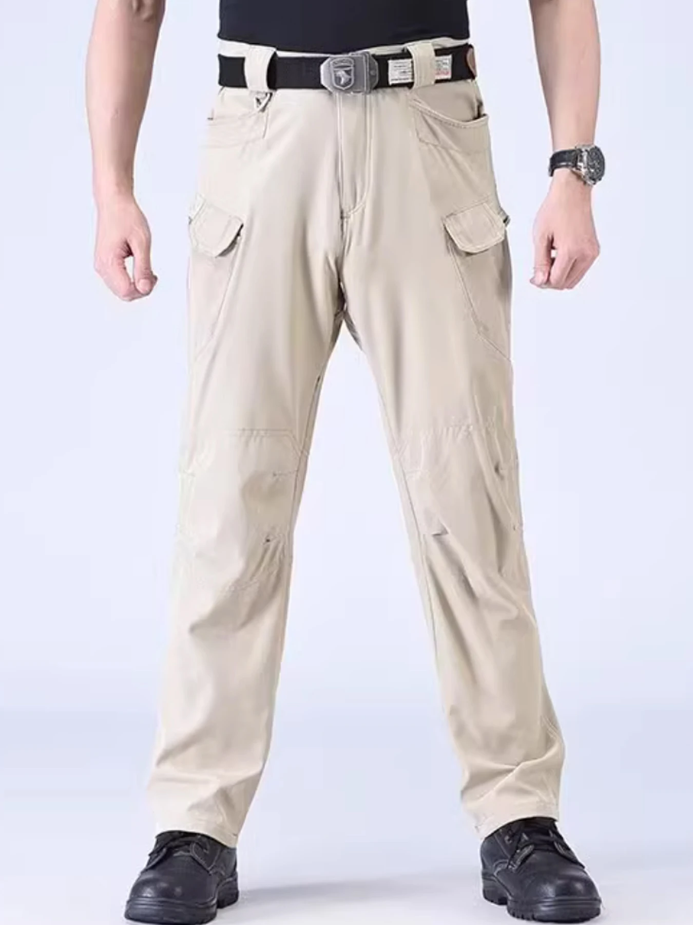 

Men's nine-point pants slim outdoor camouflage waterproof wear-resistant trend work wear small feet pants