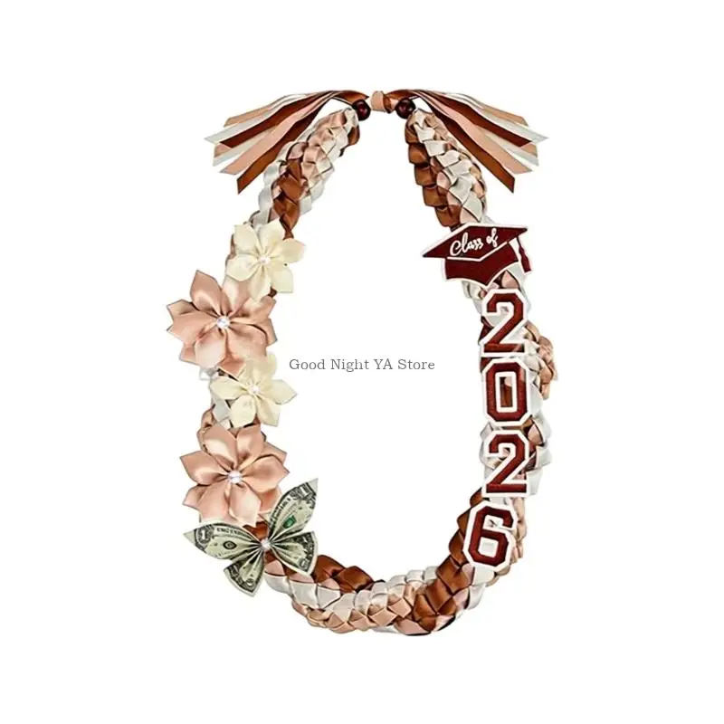 

University Commencement Cord Lei Regalia Necklace Photo Props