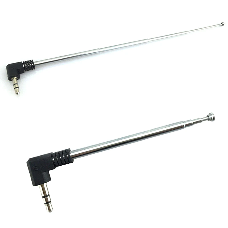 3.5mm Universal Retractable FM Mobile Phone Car Auto Radio Telescopic Antenna 433-760 MHz Interior Parts Car Accessories