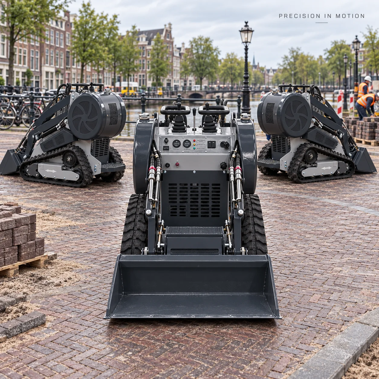 Farming Jobs - Mini Skid Steer Loader for Narrow
