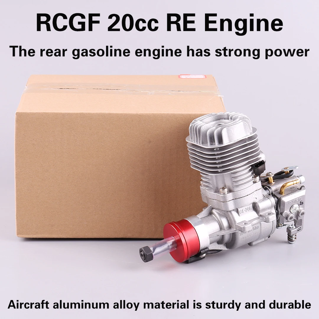 RCGF 20cc Rear Exhaust Pipe Petrol/Gasoline Engine for RC Airplane RCGF 20cc Re Gasoline Model Engine for RC Airplane