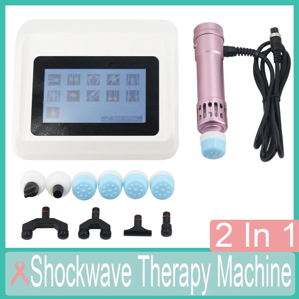

Shockwave Therapy Machine For ED Treatment Chiropractic Tools Plantar Fasciitis Pain Releif 2In1 Shock Wave Body Relax Massage