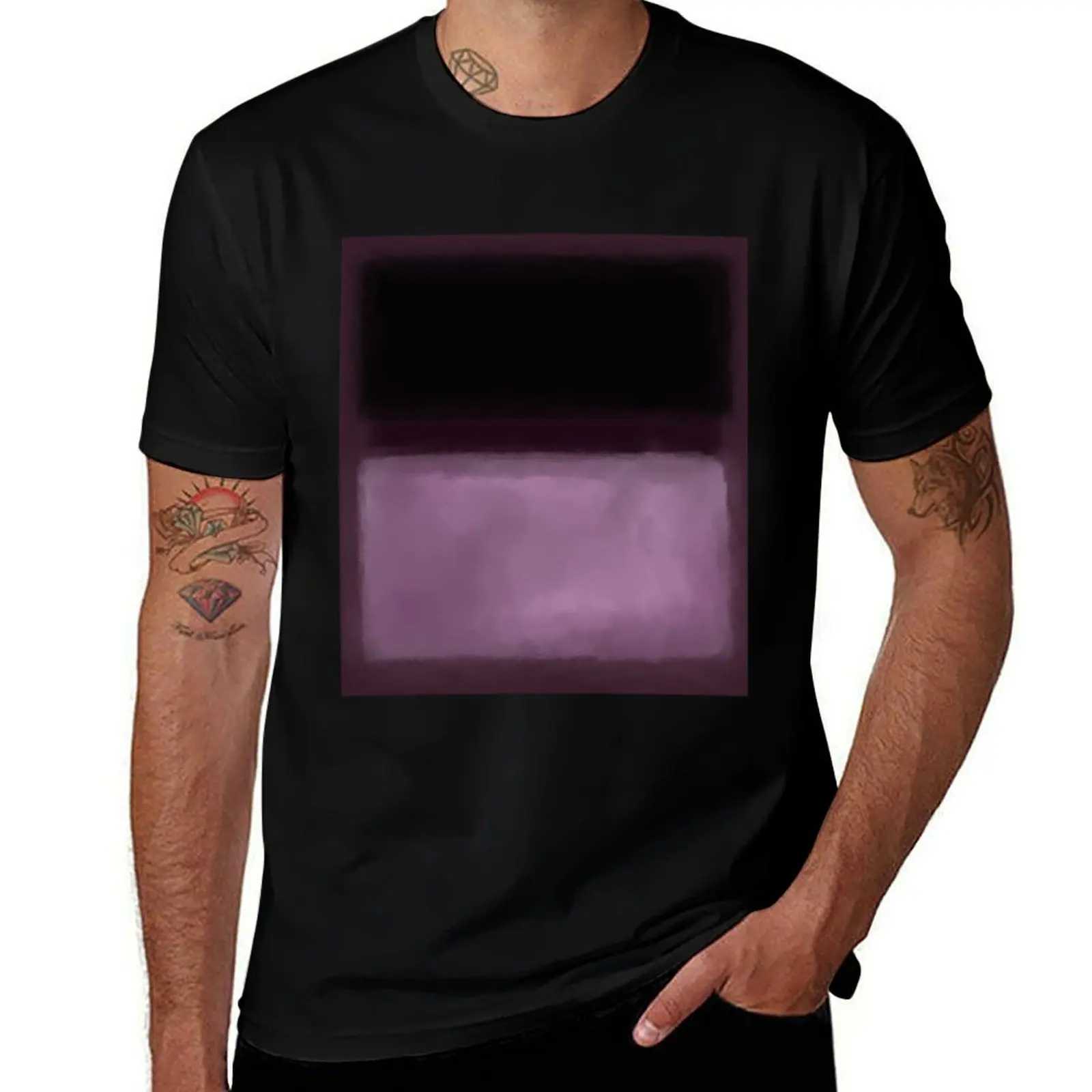 Rothko Inspired #2 T-Shirt Casual Graphic Print Tee