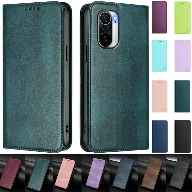 POCO F3 Magnetic Case for Xiaomi Poco F3 F 3 Leather Stand Wallet Case for Xiaomi Poco F3 Fundas Flip Protect Back Cover Coque