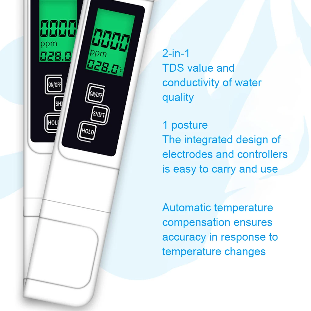 Profesjonalny miernik pH do testowania wody w akwarium Szeroki zakres Tester pomiarowy o wysokiej dokładności Profesjonalny długopis tds