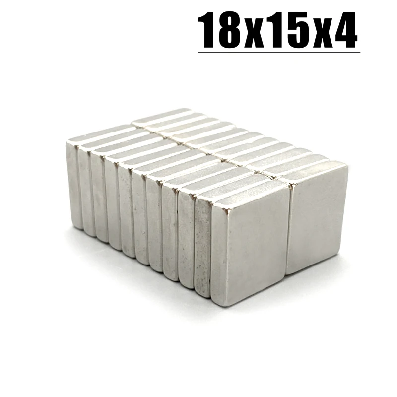 18*15*4mm Magnet 2-50pcs N35 NdFeB Permanent Magnetic Imanes Neodymium Magnet Fridge Magnets 18x15x4mm Magnet Accessory