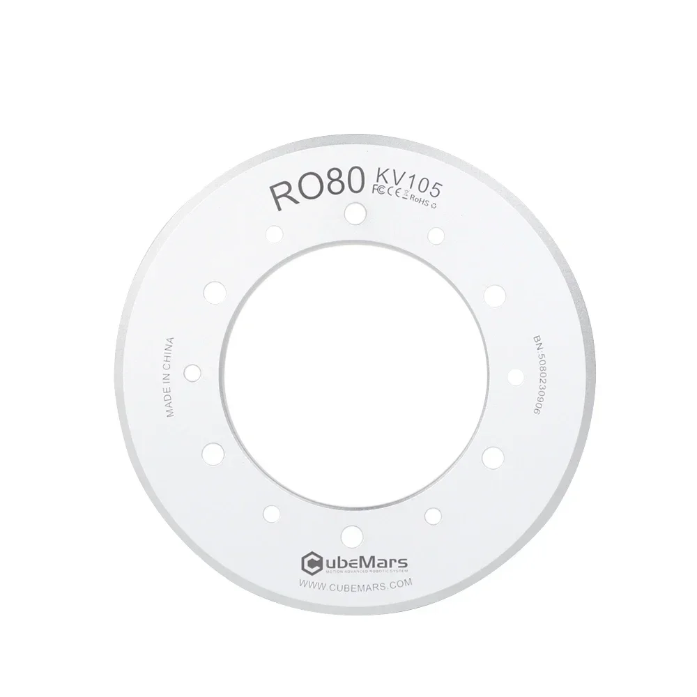 محرك عزم دوران عالي القدرة على التكيف من سلسلة T-MOTOR RO80 KV105 RO