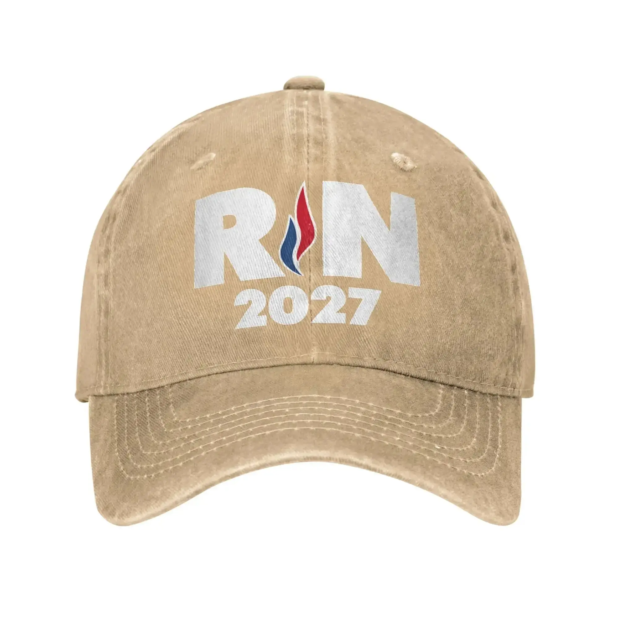 Vintage 2027 Bardella Collection Casual Baseball Cap Spring President Election France Snapback Cap Unisex-Teens Baseball Caps