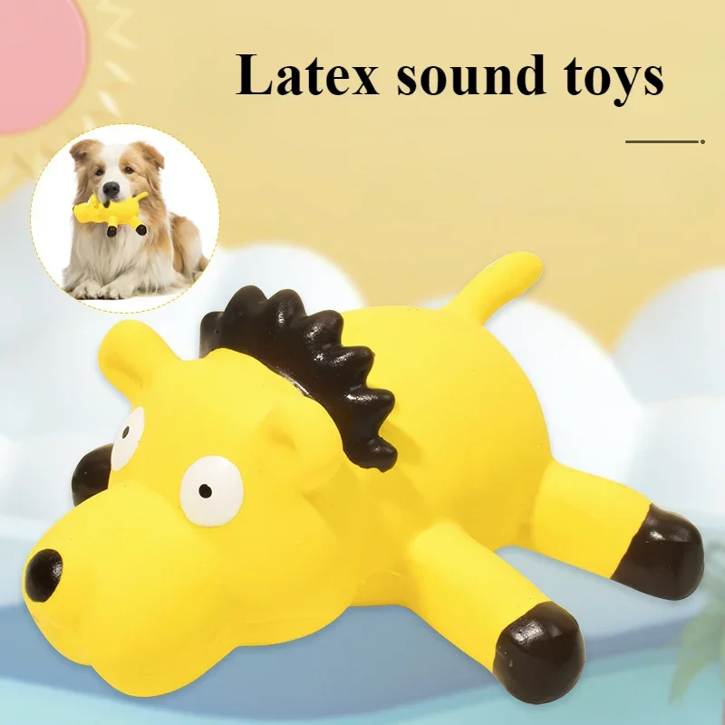 

Pet Latex Sound Toy Cartoon Lion Dog Chew Resistant Latex Lion Dog Toy