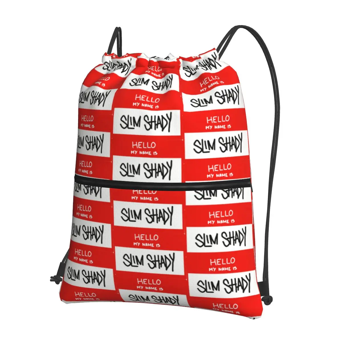 

Привет, мое имя, тонкие рюкзаки Shady Eminem, модные портативные сумки на шнурке, спортивная сумка, сумки для книг для мужчин и женщин, школьные