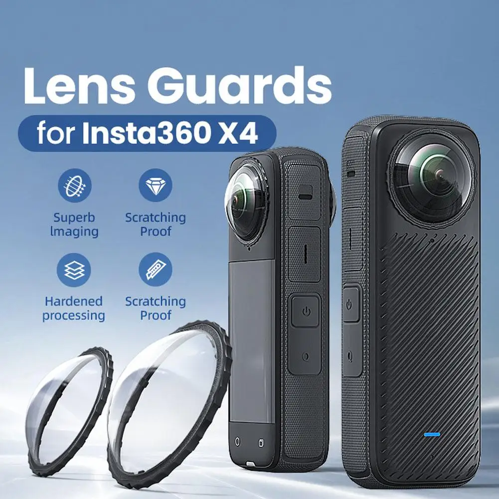 Capa protetora de lente para AMagis, Lens Guards, Optical, Action Camera Acessórios, Insta360, X4, U4K9