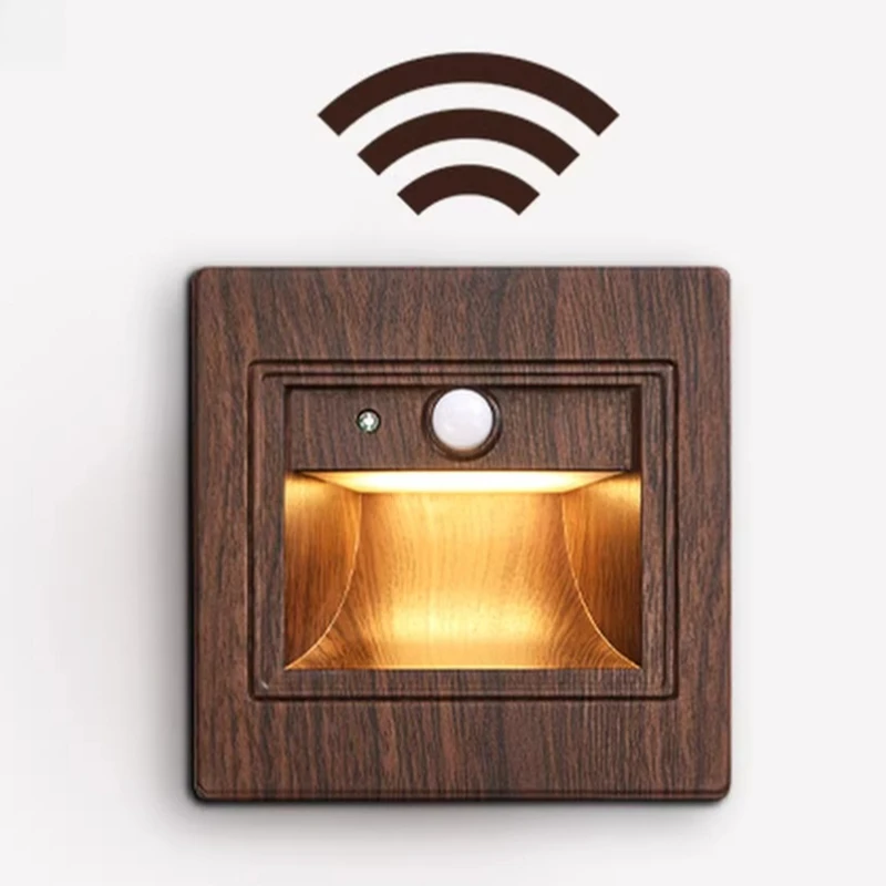 CJL medieval style led human body infrared induction staircase foot light corridor aisle embedded step decoration step light