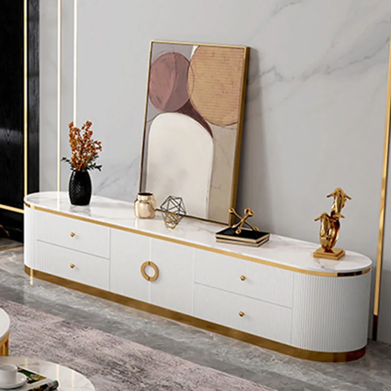 Aesthetic Modern Tv Stands Accent Luxury Design Save Space Clear Decoration Tv Table Save Space Muebles Lounge Suite Furniture