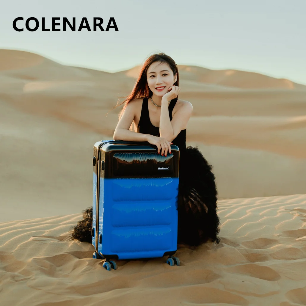 COLENARA ABS+PC Suitcase 20 Inch Boarding Box 28