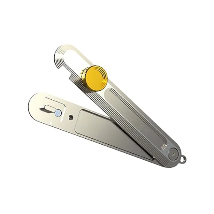 

Мини-инструмент MiniEdge One-Blade: портативный режущий инструмент с системой быстрого крепления, для хранения и использования 1 лезвия, компактный EDC для хобби
