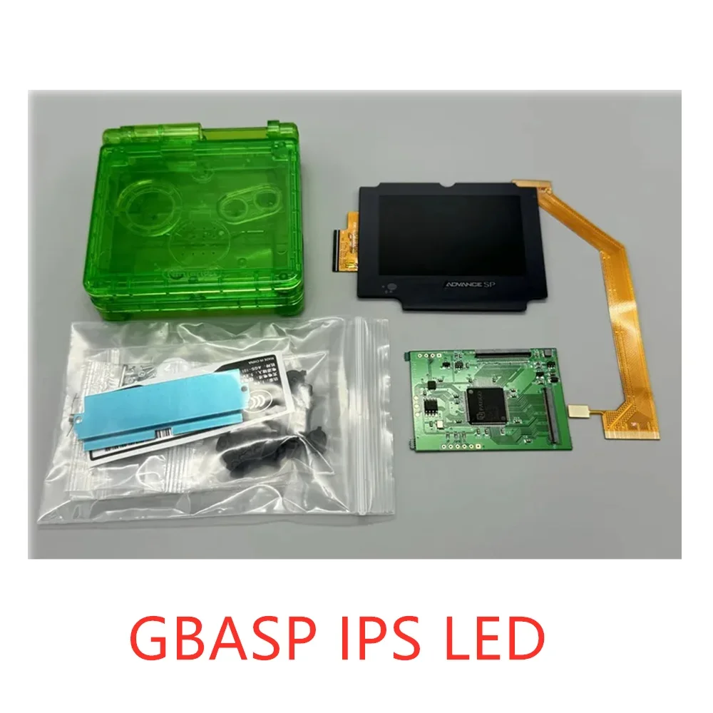 

2.9 Inches GBASP IPS LCD and New Shell for GBASP/Nintendo GAME BOY ADVANCE SP/Support Pixel Display/Need To Be Shelled