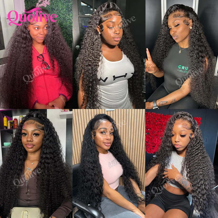 30 40 بوصة شعر بشري مجعد شعر مستعار Hd شعر مستعار دانتيل 13x6 شعر الإنسان موجة عميقة شعر مستعار أمامي 13x4 موجة المياه شعر مستعار مجعد للمرأة السوداء