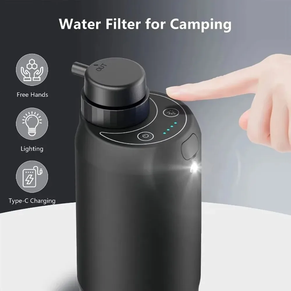 Outdoor Emergency Hiking Filter 5-level Filtration Adopts Ultrafiltration Set Emergency Survival
