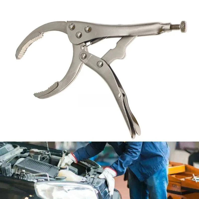 

Manual Car Oil Filter Removal Tool Adjustable Wrench Automotive Easy Filter Extraction Locking Pliers Repair Tool Professional