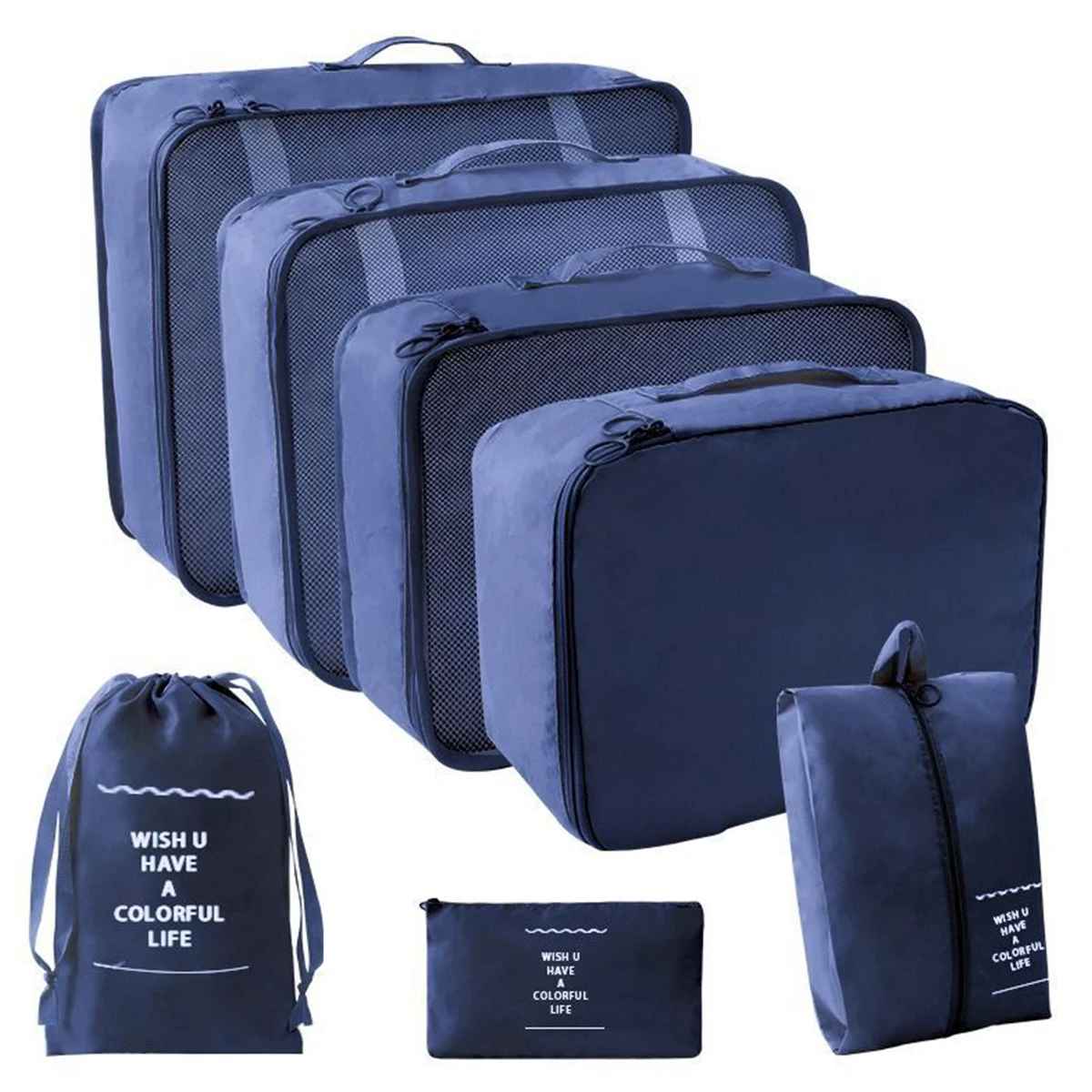 Generic 7-Piece Travel Organizer Packing Cube Set 8