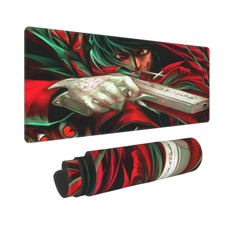 XL Computer New MousePads Non-Slip Desk Mats Hellsing Alucard Natural Rubber Soft Table Mat Suitable For Home Office And Esports