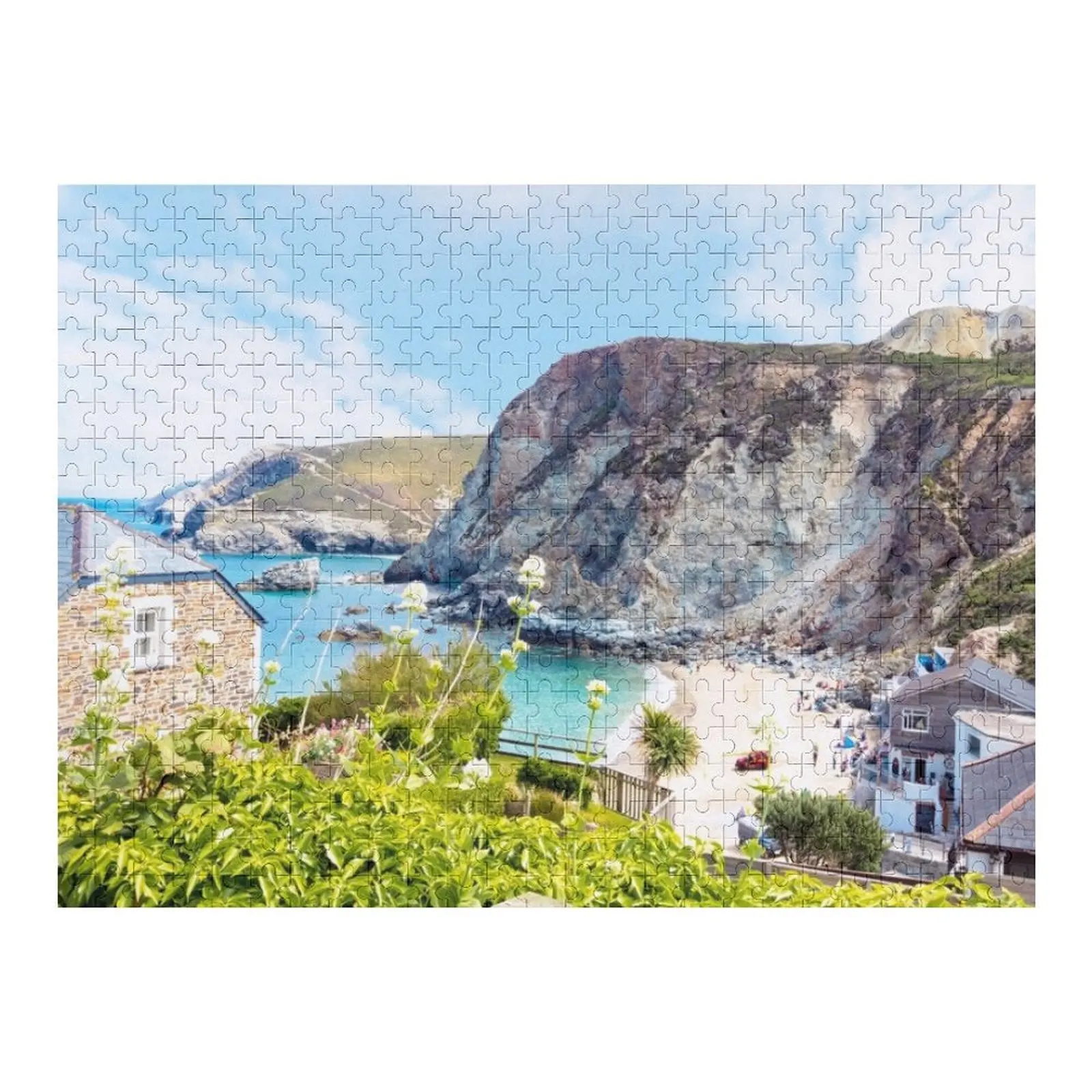 

St Agnes Beach Jigsaw Puzzle Personalized Toys Photo Personalized Gifts Wooden Compositions For Children Iq Puzzle