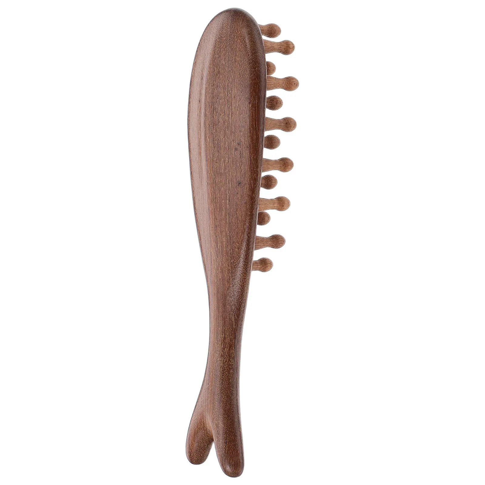 

Sandalwood Natural Wood Scalp Comb Hand-Polished Massage Brush for Scalp Care Relaxation and Knot Relief Gua Sha Massage Comb
