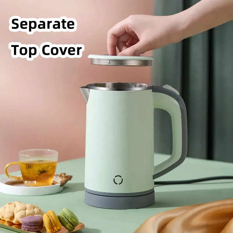 0.8L Mini Electric Kettle,600W Power Quickly Boiling Water,Automatic Power-Off,Double Scalding Protection,Food Grade ,110V 220V