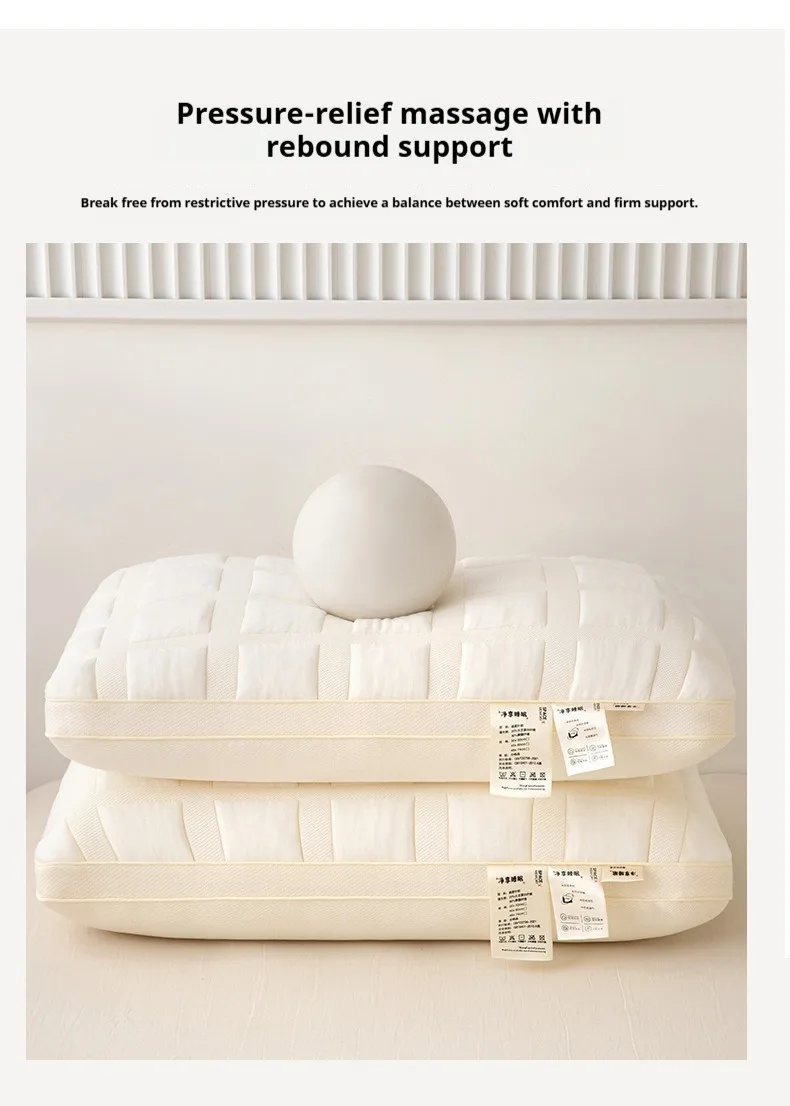 

Comfortable Pillows for Sleeping High Quality Sleep Pillow Deep Sleep Neck Pillow Does Not Collapse Pillow Hotel Pillow 48x74cm