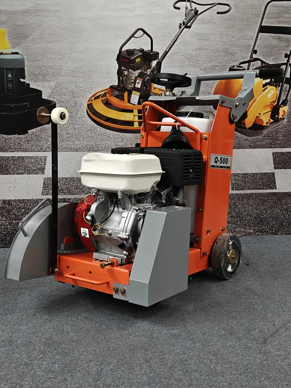 a for China Factory Supply asoline Engine 13HP 400-500mm Diamond Blade Asphalt Road Concrete Cutting Machine