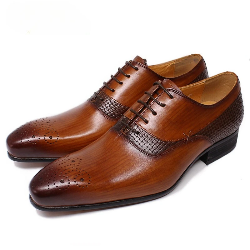 

Men's Formal Leather Shoes Wedding Dress Shoe Leather Men's Shoes