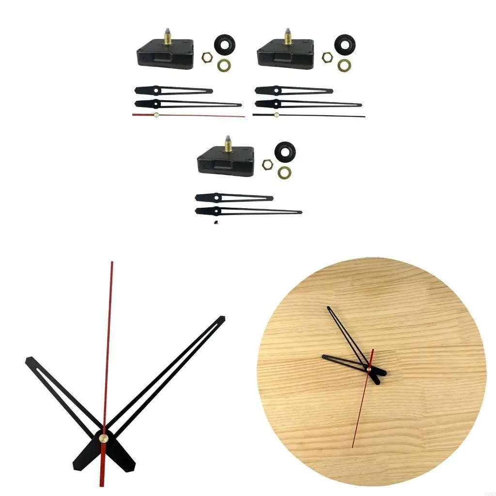 62KD Silent Wall Clock Movement Mechanism DIY Repair Tool Part Replacement Battery Powered Part Home Art Decor