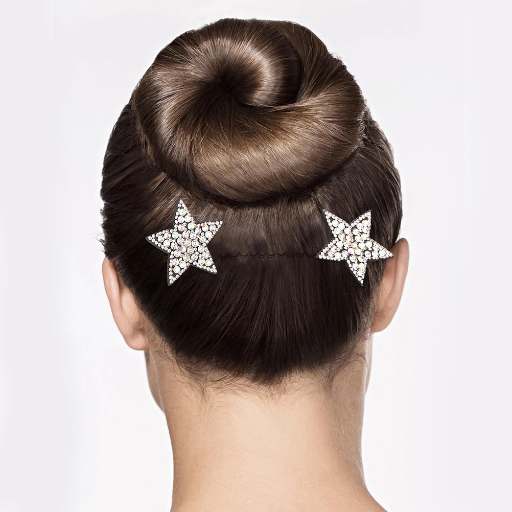 

5pcs Invisible Hairpins Decorative Combs Clip for Women Styling Bangs Shaping Tool Updo Clips Star Hair Comb Metal Pins Thick