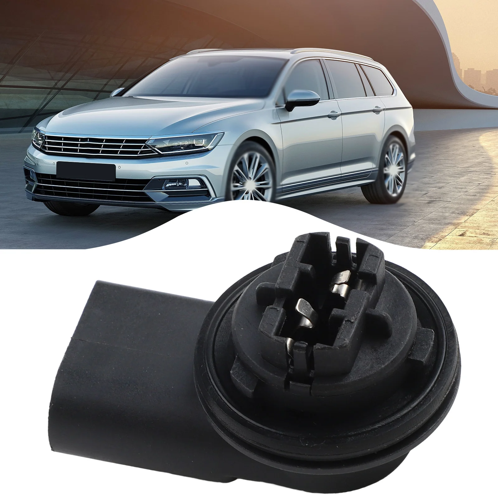 

For PASSAT For POLO Front Bulb Socket ABS Material Bulb Socket Car Replacement OEM Number 6C0941669 Practical Use